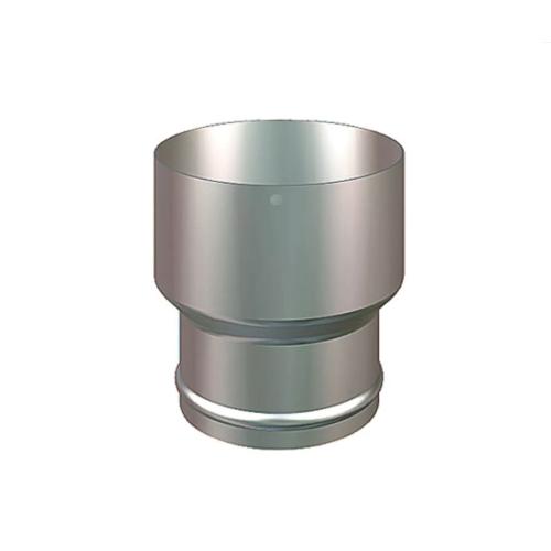 SLAS Slangeudløb 87mm Sølvmetallic, Lindab 97390