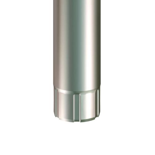 SROR Downpipe 87/1000mm Silver Metallic, Lindab 97416