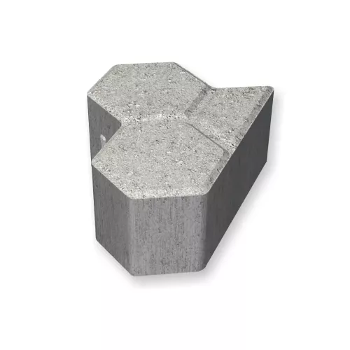 Marksten Delta Fasad Randsten Grå 80mm Benders