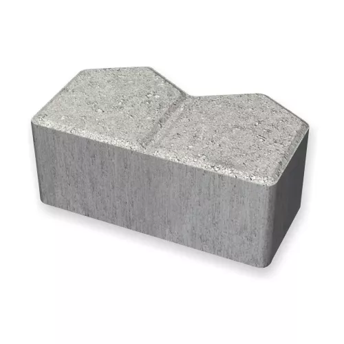 Marksten Delta Fasad Start-/slut Grå 80mm Benders