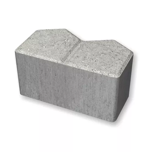 Marksten Delta Fasad Start-/slut Grå 100mm Benders