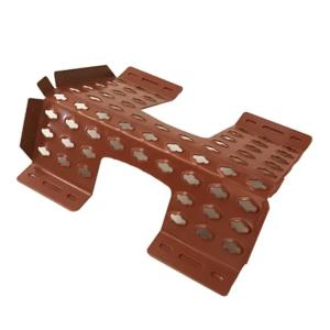 Roof Steps for Metal Roof Brick Red, TJB