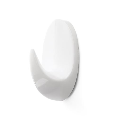 Selvklæbende Krog 1041 Hvid, 3stk, Habo 62804