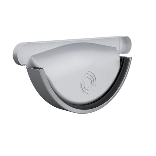 RG Tagrendeudløb 125mm Aluzink, Lindab 4848