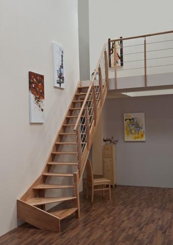 LOFTTRAPPA PRIMA BOK UTAN SÄTTSTEG HÖGER