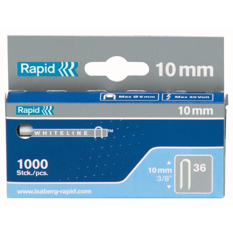 Kabelklemme R36/14 Hvid 1000stkx5æsker Rapid