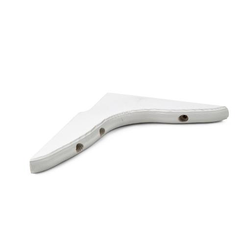 Beslag 166, 145x175mm, Hvid, Habo 15452