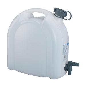 Vandkande, Plast, 10L, Med Vandhane, Hvid, Pressol