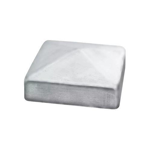 Stolplock 71x71mm Varmgalvat Stål Silver/Grå Jabo 3632