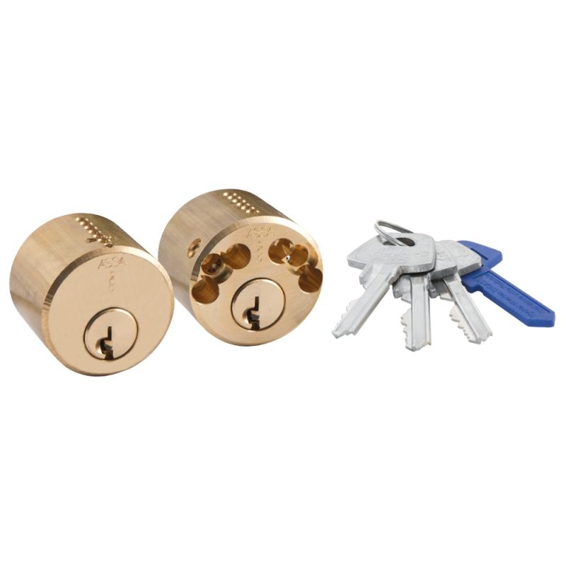 Dobbelt Cylinder 1212-Serie Runde 3 Nøgler Assa