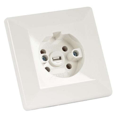 Vægstikkontakt Perilex Inf 3Polet Gelia