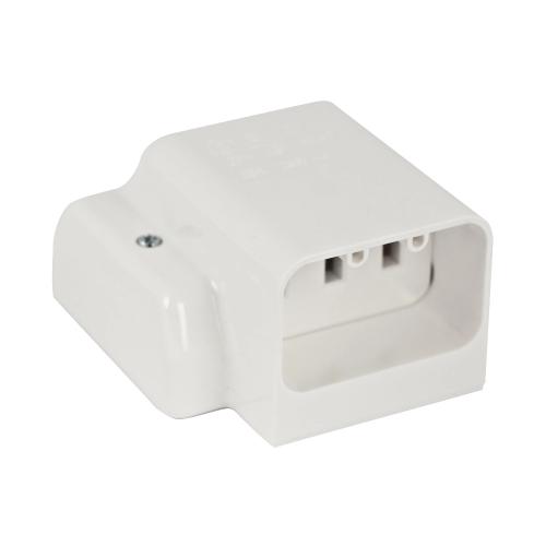 Brændeovn Stikkontakt Overflademonteret 2-Polet 25A 230V Hvid Gelia