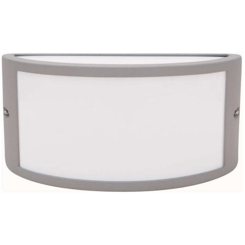 Vægarmatur Leeds, E27, Sølv, IP44, Malmbergs 7717126