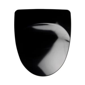 Toilet Seat Duraform Soft Close Black Gelia