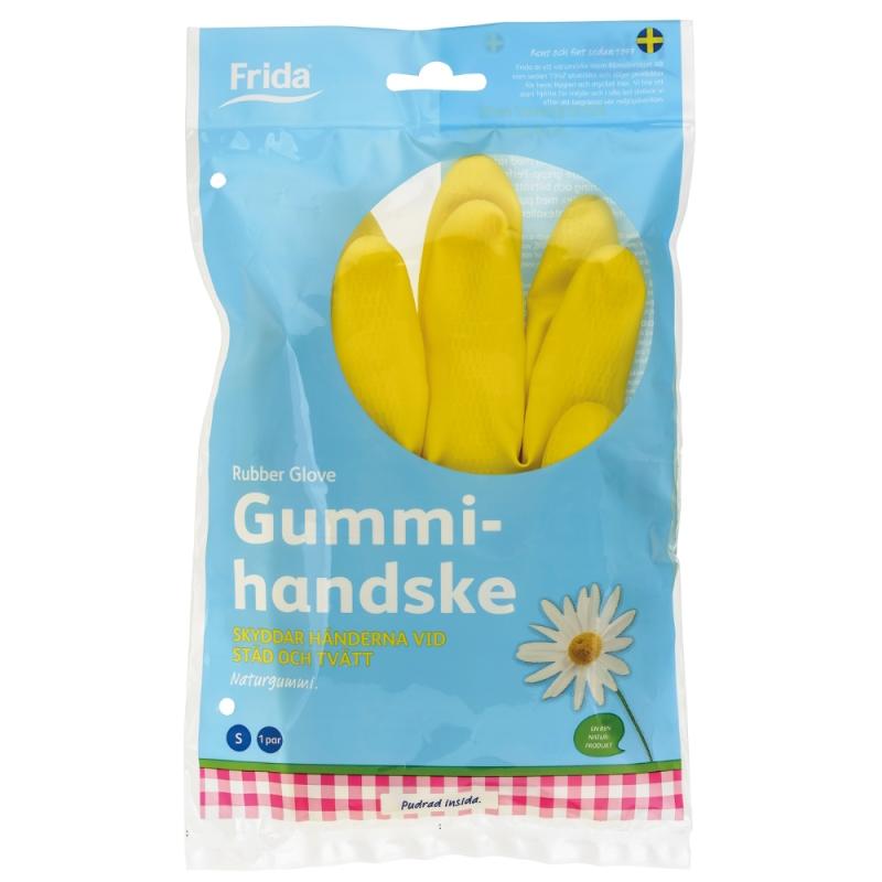 Gummihandsker, Størrelse S, 12stk, Frida