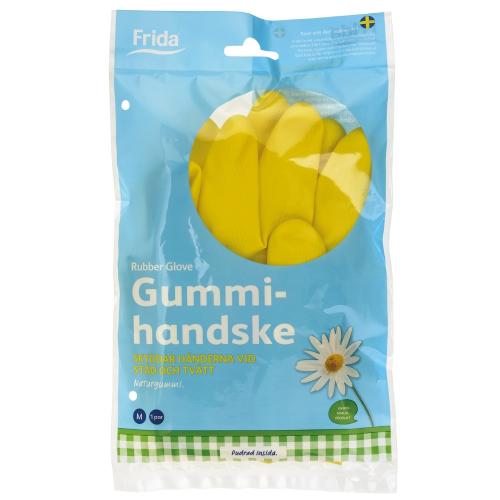 Gummihandsker, Størrelse M, 12stk, Frida