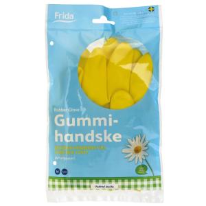 Rubber Gloves, Size M, 12pcs, Frida