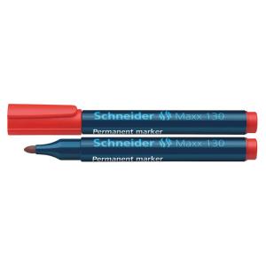 Marking Pen Maxx 130, 1-3mm, Red, 10pcs, Schneider