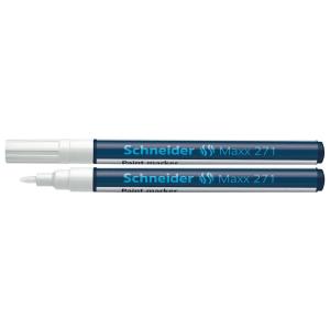 Malerpen Maxx 271, 1-2mm, Hvid, 10stk, Schneider