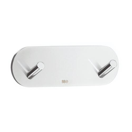 Enkelt Krog Selvklæbende Forkromet Beslagboden BK1081