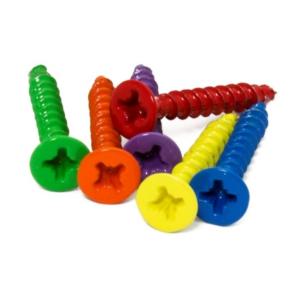 Colorful Screws 5.5x40mm, Black, 6pcs, Habo 15950