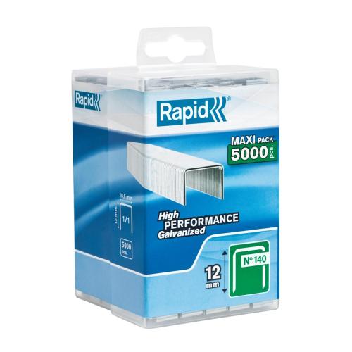 Hæfteklammer 140/12 PP Æske 5000stk Rapid