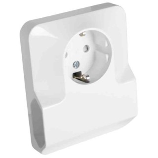 VÄGGUTTAG 1-VÄGS JORDAD + 2 V