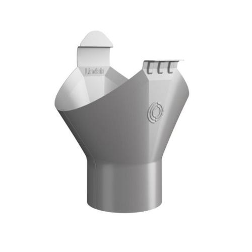 OMV Taggennemføringsmanschetter 125/87mm Aluzink, Lindab 6847