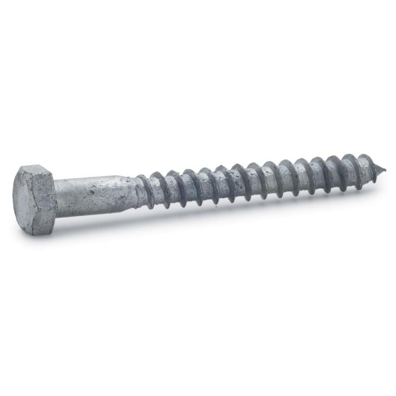 Fransk Træskrue 6x100mm Varmgalvaniseret (VF) 100stk Fast 280415