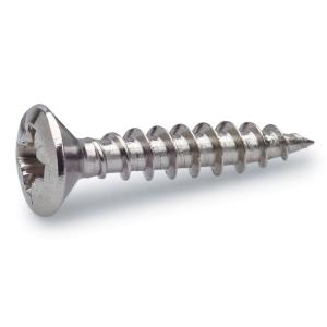 Skruv VVS A2 Polerad 5,5x40mm 4st Fast 281021