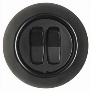 STRÖMBRYTARE RENOVA KRON SVART