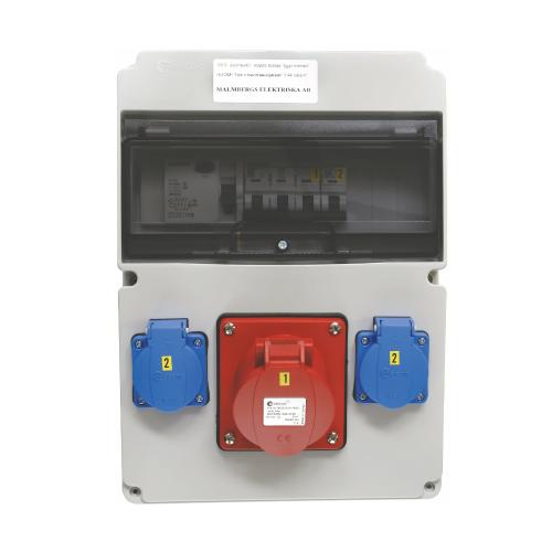 Udbetalingscenter Standard 4Pol, 16A, IP44, Malmbergs 2470384