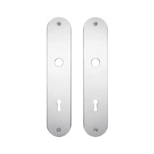 Langt Skilt I Poleret Krom Beslagboden B894K