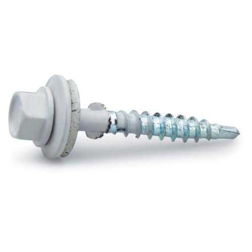 Farmar Skrue Wing, Lysegrå, 4,8x35mm, 100stk, Fast 285593