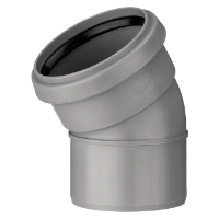 Rörböj PP 1 Muff Nordisk 50mmx30GR Terana