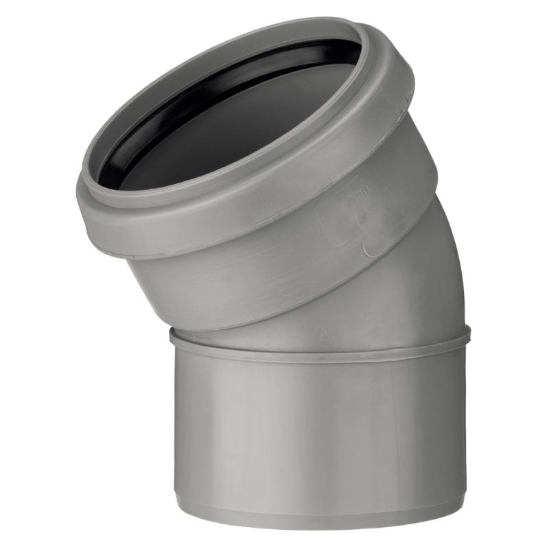 Rörböj 1 Muff Nordisk 75mm 30° Polypropen Inowa