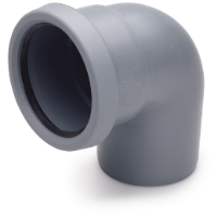 Rörböj PP 1 Muff Nordisk 75mmx90GR Terana