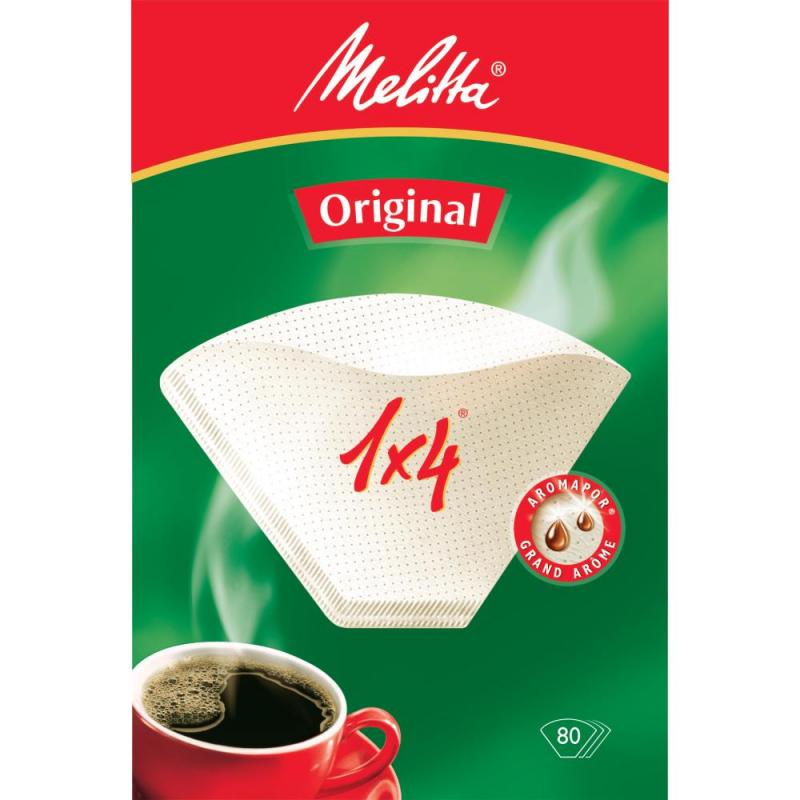 KAFFEFILTER ORIGINAL 1X4 80-PAK MELITTA