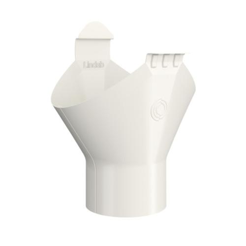 Omvikningskupa OMV 100/75mm Antikvit, Lindab 6815