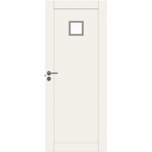 Innerdörr Swedoor Unique 01L GWA120 Glas Vit NCS-S 0502-Y