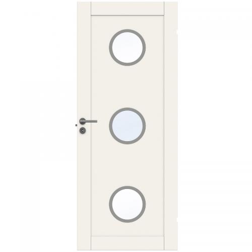 Innerdörr Swedoor Unique 01L GWA330 Glas Vit NCS-S 0502-Y