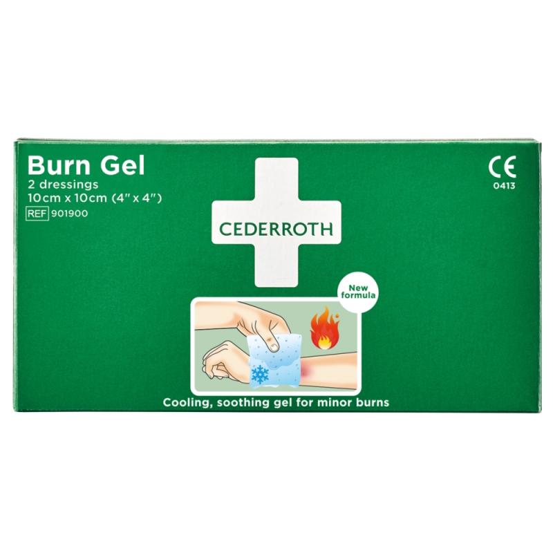 Burn Gel Dressing 10x10cm, 2 Pack, Cederroth