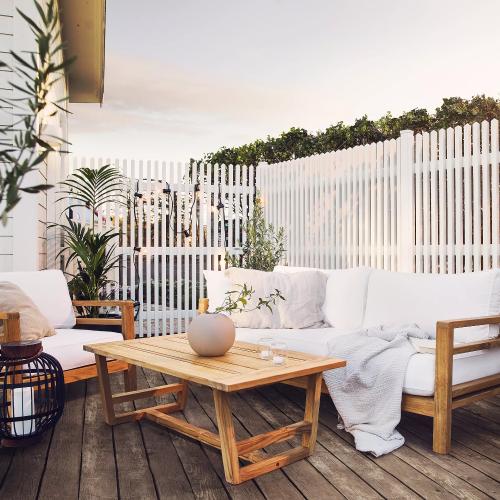 Fence Linnea 3 179x159cm White Jabo 3672