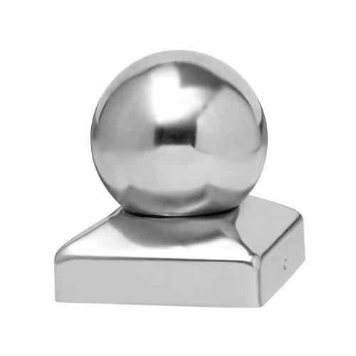 Stolplock Med Knopp 71x71mm Silver Jabo 3638