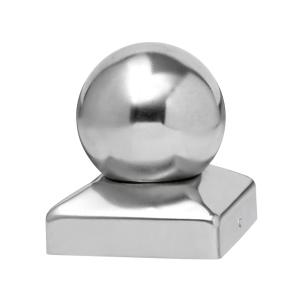 Stolplock Med Knopp 71x71mm Silver Jabo 3638