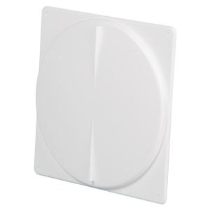 Disc Valve Square Frame, Plastic, Ø80mm, White, Fresh