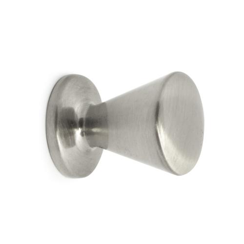 Knopp Billy 18mm Borstad Nickel, Habo 100124