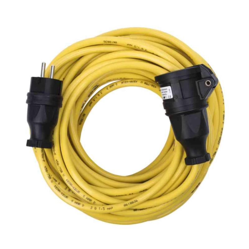 Splejseledning, 230V, Jordet IP44, 3G2,5mm²x25m Gelia