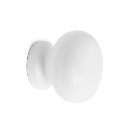 Knopp David 40mm Vit, 2st, Habo 100230