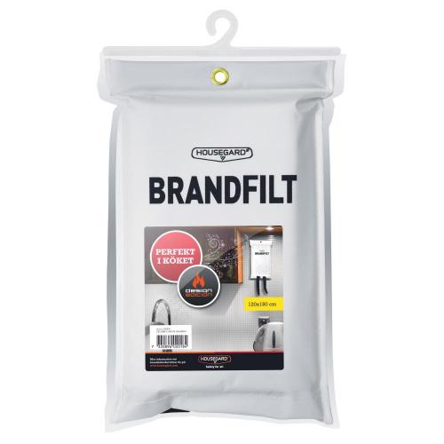 Brandfilt 120x180cm Vit Housegard